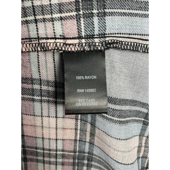 Torrid Plaid Shirt Cardigan Kimono Women's Size 3X Long Sleeve - Picture 9 of 9